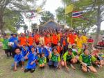 พิธีเปิดโครงการแข่งขันกีฬาชุมชนต้านยาเสพติดในตำบลท้ายเกาะ ปร